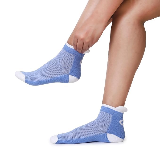 XJARVIS® Winter Socks for Women, Half Thick Terry Towel Cushion Warm Socks, Breathable & Odor-Free Cotton, Moisture-Wicking Socks, Free Size