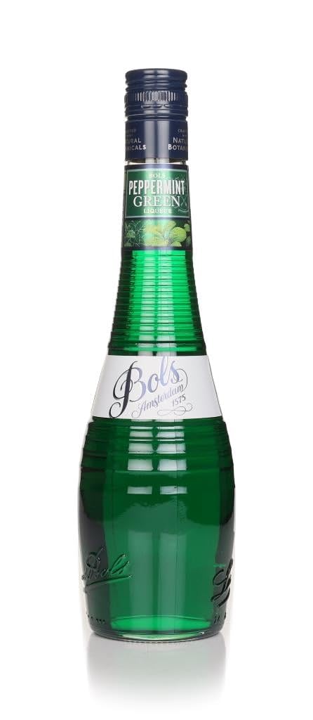 Bols Peppermint Liqueur, 50cl - 24% ABV Mint Flavoured Spirit Crafted with All Natural Botanicals - Creme de Menthe Liqueurs for Cocktails
