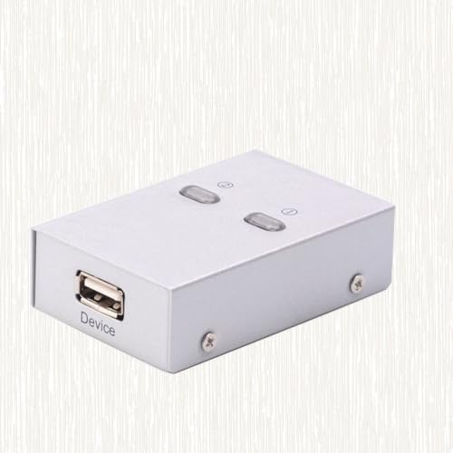 Compartidor de impresora USB automático con dos puertos y conmutación rápida 5