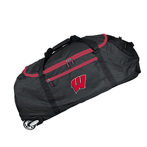 NCAA Wisconsin Badgers Crusader Collapsible Duffel, 36-inches