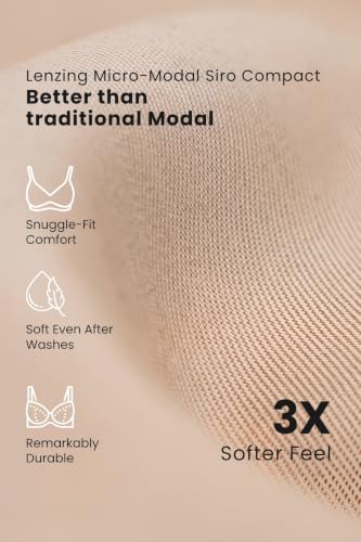 Image of ZELENA Maternity Padded Bra | Removable Cups, Broad Waistband | Soft Stretchable Modal Fabric | Easy Pull Nursing Bra for Pregnancy and Breastfeeding