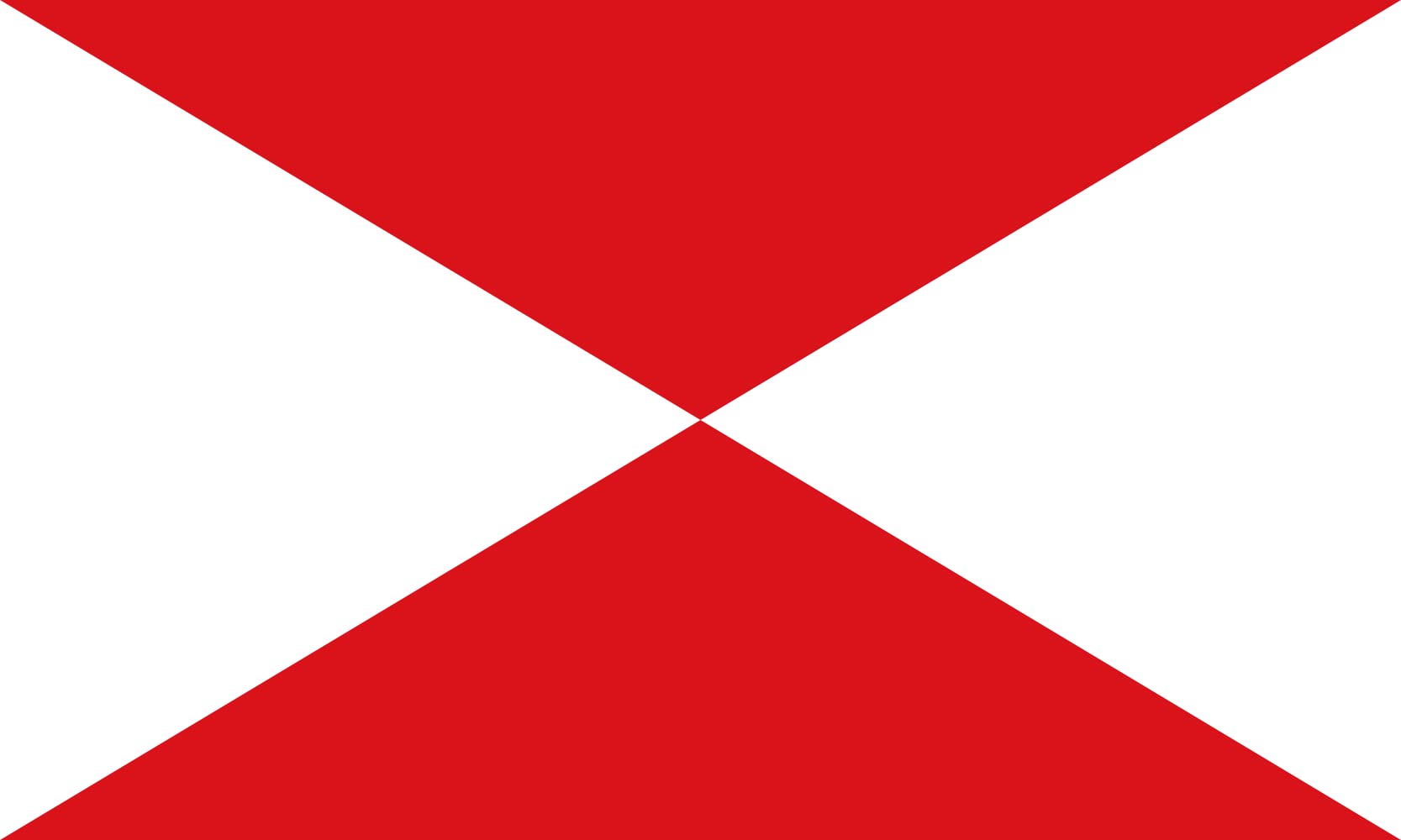 Drapeau maritime de Vigo grand format pour pavillon de bateau et décoration