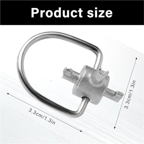 Tapa de bloqueo HVAC R410A y R22 con herramienta de acero inoxidable 5