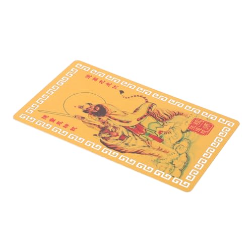 POPETPOP 年蛇年太歳カード 金属製風水お守りカード 開運と護符の装飾コレクション 平安祈願と成功運アップの縁起物