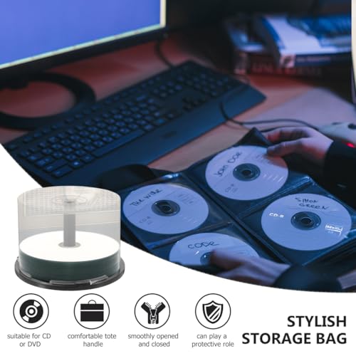 Rangement CD DVD transparent DOITOOL pour libérer vos étagères surchargées