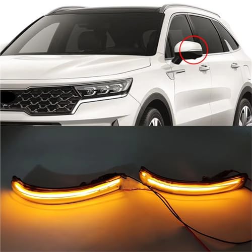 Luz indicadora espejo 2 luces LED dinámicas intermitentes flujo Kia Sorento 5