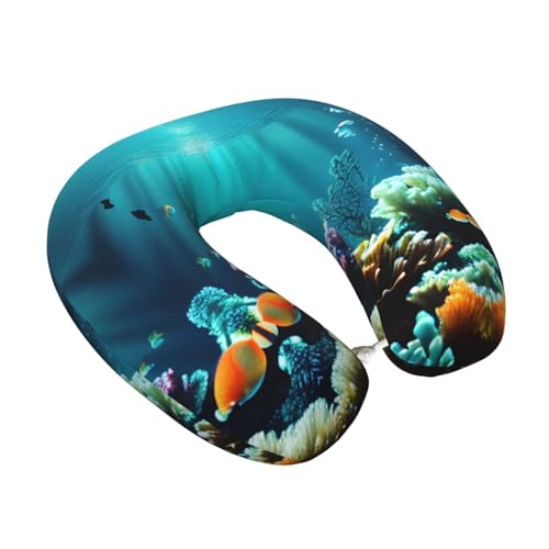 Almohada de espuma viscoelástica con funda de poliéster miniatura 2