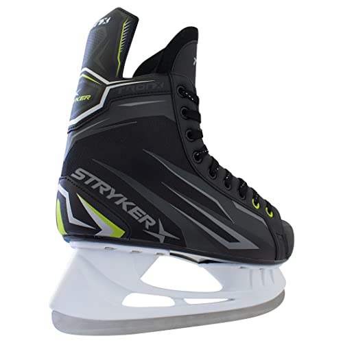 Tronx Stryker 3.0 Senior Adult Teen Ice Hockey Skates (Skate Size 8 (Shoe Size 9)) #TOP1