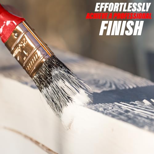 Xtremeauto 5pc Paint Brush Set – Synthetic Bristle Brushes for Emulsion, Gloss, Varnish & Stains – Ergonomic Handles – Sizes: 0.5”, 1”, 1.5”, 2”, 2.5” – Ideal for DIY & Craft Projects (5 Piece) 6 Xtremeauto 5pc Paint Brush Set – Synthetic Bristle Brushes for Emulsion, Gloss, Varnish & Stains – Ergonomic Handles – Sizes: 0.5”, 1”, 1.5”, 2”, 2.5” – Ideal for DIY & Craft Projects (5 Piece) - Image 6