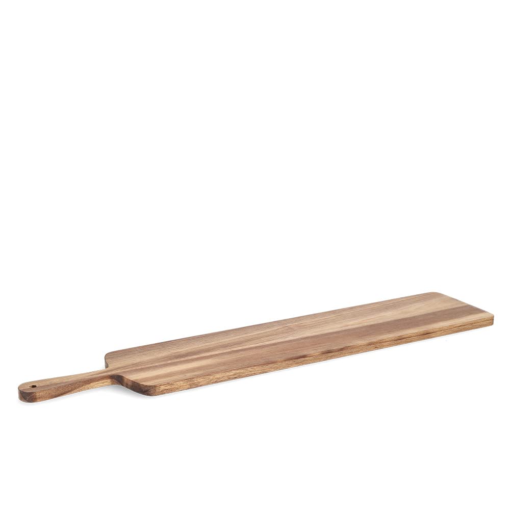 Zeller 25569 Servierbrett aus Akazie – ca. 75 x 15,5 x 1,5 cm