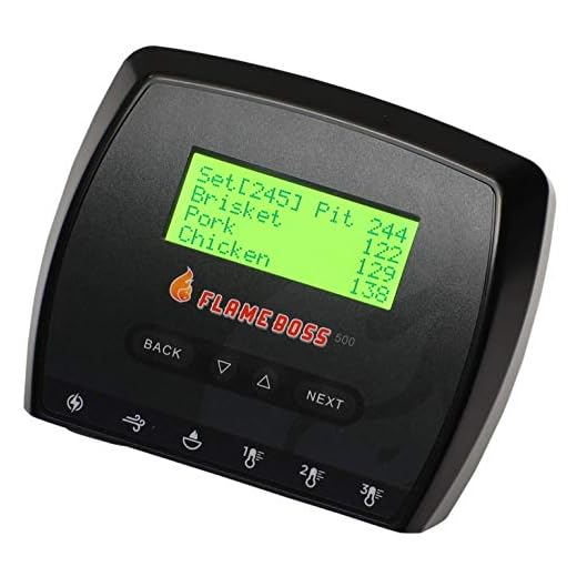 Flame Boss FB500-U Grill & BBQ Termometer, Svart