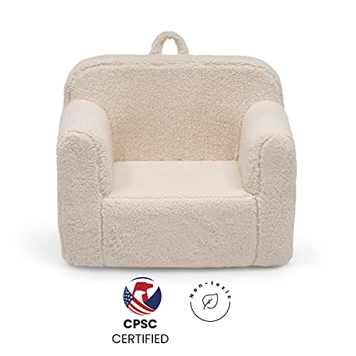 Image of Delta Children Cozee Sherpa Chair, Cream