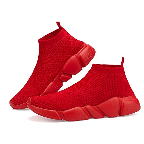 Image of Casbeam Men's Running Knit Comfortable Lightweight Breathable Casual Sports Shoes Fashion Sneakers Slip-On Walking Shoes