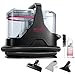 WECLEAN C3 Nasssauger Polsterreiniger Gerät,Fleckenreiniger für Teppiche, Sofas, Treppen, Fenster, Spiegel, Polstermöbel, Autos, 600 Watt, 15KPa,Schwarz/Rosa