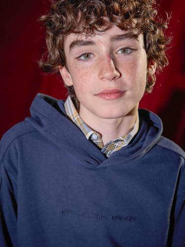 Mayoral Embroidered Pullover for Boys Navy4