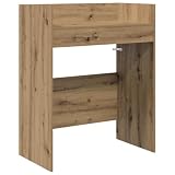 Tavolo da DJ in rovere Artisan, 82 x 45 x 102 cm, in legno