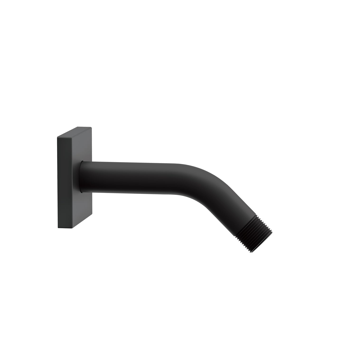 Bras de douche Gerber D481436BS noir satiné avec rosace carrée