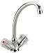 Produktbild 'aquaSu® Zweigriffmischer Standard Plus für Küchenspüle | Schwenkbarer HU-Auslauf | Höhe 26 cm | Auslaufhöhe 21,3 | Chrom | Wasserhahn Küche mit Befestigungsmaterial | Spüle | 06289 3