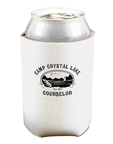 TOOLOUD Camp Crystal Lake Counselor - Friday 13 Can and Bottle Insulator Cooler - White 2 Pack
