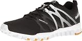 Reebok Men's Realflex Train 4.0 Running Shoe, Black/White/Reebok Rubber Gum/Pewter, 10 M US