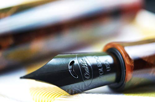 Conklin All American Fountain Pen - Stub Nib Fountain Pen, Brownstone (Ck71450: Ck71453) #TOP1