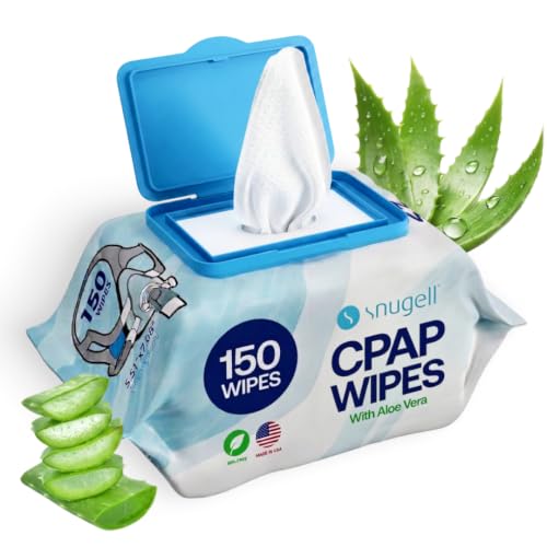 Snugell CPAP Mask Wipes Antibacterial Travel Size