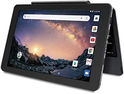 2018 RCA Galileo Pro 11.5" 32GB Touchscreen Tablet Computer with Keyboard Case Quad-Core 1.3Ghz Processor 1GB Memory 32GB HDD Webcam Wifi Bluetooth Android 6.0 - Charcoal