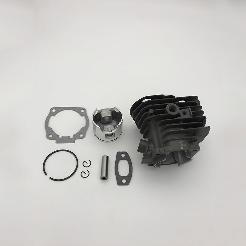 Części do kosiarki HUNDURE 46MM zespół tłoka cylindra z zestawem uszczelek do części silnika piły łańcuchowej Husqvarna 51 55 RANCHER #503 60 91 71