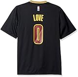 NBA Men's Cleveland Cavaliers LeBron James Replica Player Pride Jersey, X-Large, Black