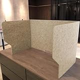 机用卓上間仕切り、防音 吸音、デスクトップパネル、衝立 パーソナルブース、デスク ディバイダー、机用 卓上用 間仕切り、デスクパーテーション 、目隠し 集中 仕切り、飛沫防止、折りたたみ式 、自立式 卓上パネル、簡易防音室、Partitions、ポリエステル、オフィス 学校 食堂 病院 レストラン ホテル(褐色,幅120cm)