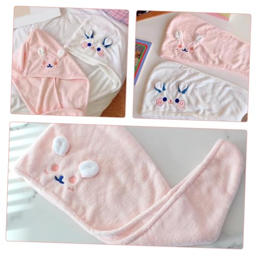 MERRYHAPY 2 Peças Touca De Cabelo Seco Toalha De Secagem Rápida Para Toalhas De Cabeça De Cabelo Tou