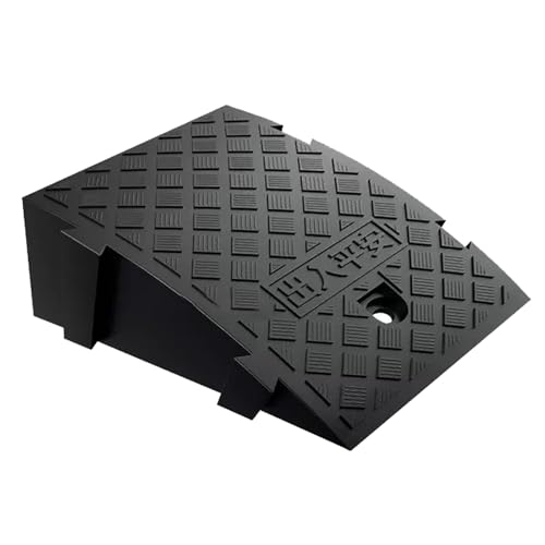 Rampa para bordillo plástica negra 11 cm alto