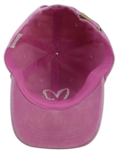 Image of Dog Paw Print with Love Heart Hat for Women Men, Funny Adjustable Cotton Embroidered Dog Lovers Gifts Baseball Cap