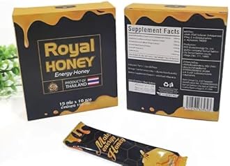 Natural Paste Box of 10 X 15g Sachets Great Honey for Men - Honey for Active Men