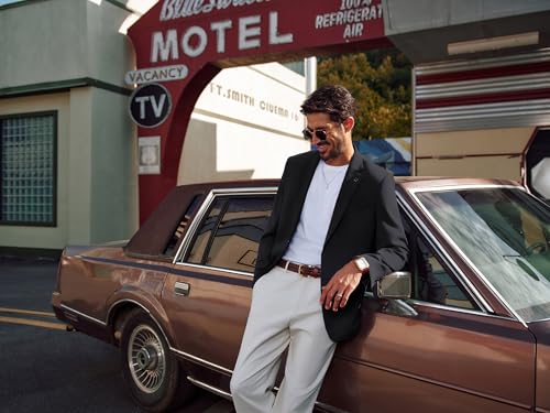 PJ PAUL JONES Casual Blazer for Men Lightweight Two Button Suit Jacket Performance Sport Coat2