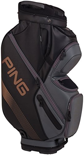 New 2018 Ping DLX Black/Graphite/Canyon Copper Cart Golf Bag