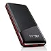 Power Bank 25000mAh-High Capacity Todamay Portable Charger with LCD Digital Display, 2 USB Output, External Battery Pack for All The Smart Phone, Tablets, Bluetooth Device and Others, Red