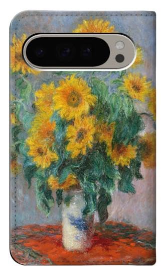 Étui Google Pixel 9 Pro XL Antichoc Housse Cuir Style Monet - 2