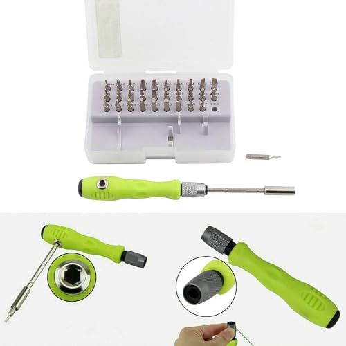 Image of 32 in 1 Interchangeble Multipurpose Mini Screwdriver Set Magnetic Slot Wrench Bits Repair Tools Kit Set Combination For Home Appliance, Laptop, Mobile, Computer