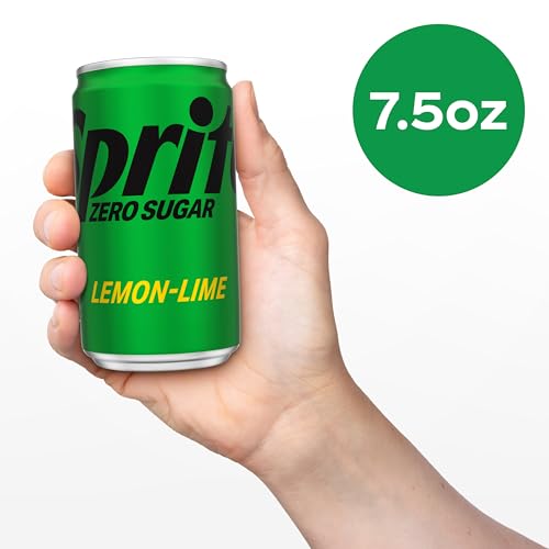 Sprite Zero Sugar Lemon Lime Diet Soda Pop Soft Drinks, 7.5 fl oz, 10 Pack - Thumbnail 6