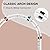 EAGLE PEAK Wood Arbor Garden Trellis Archway, Wedding Arch for Ceremony, Outdoor Wooden Pergola for Climbing Plant, 92 in, White