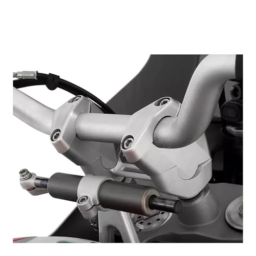 Abrazadera elevadora manillar para Desert X 2022-2024 de aluminio plateado 3