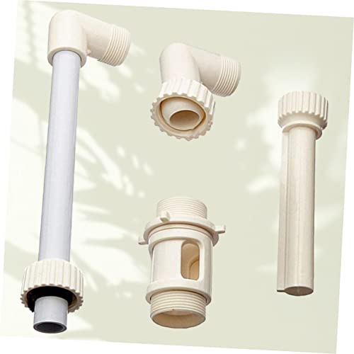 Happyyami 2 STK pooldekorationen deko für Pool zubehör für Pool Schwimmbeckenbrunnen Pool zubehör Poolbrunnenrahmen springbrunnen für Pool sprühwischer Schwimmbad brunnen Niedergang Weiß – Bild 3