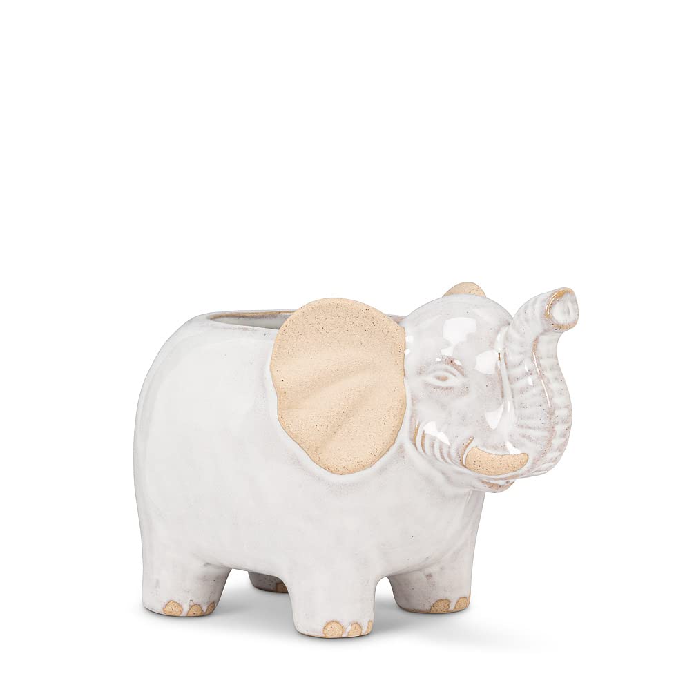 Abbott Collection Small Elephant Planter