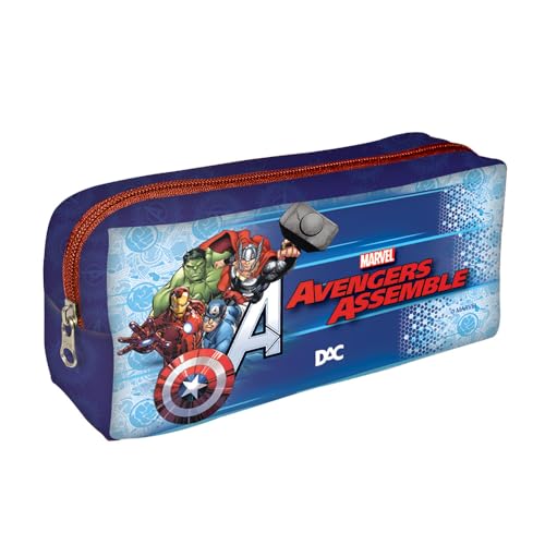 DAC - Estojo Simples com 1 Zíper em Tecido - Avengers