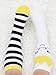 Cute Fashion Crown Stripe Knit Socks Baby Boys Girls Unisex (Medium (2-4 Years))