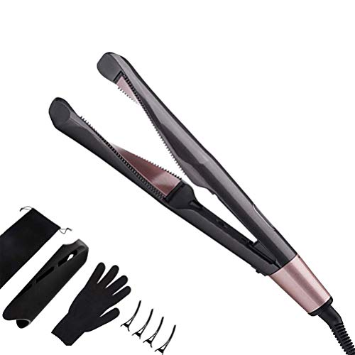 Hair Straightener Curling Iron,BEAUTGIRL 2 in 1 Tourmaline Ceramic Twisted Flat Iron Hair