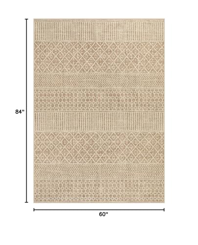 Tapete Lahome Farmhouse Geo 5x7 Beige Ultra Delgado miniatura 2
