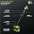 Greenworks 80V 12" Brushless Cordless Snow Shovel with LED Light, 2.0Ah Battery and Charger Included