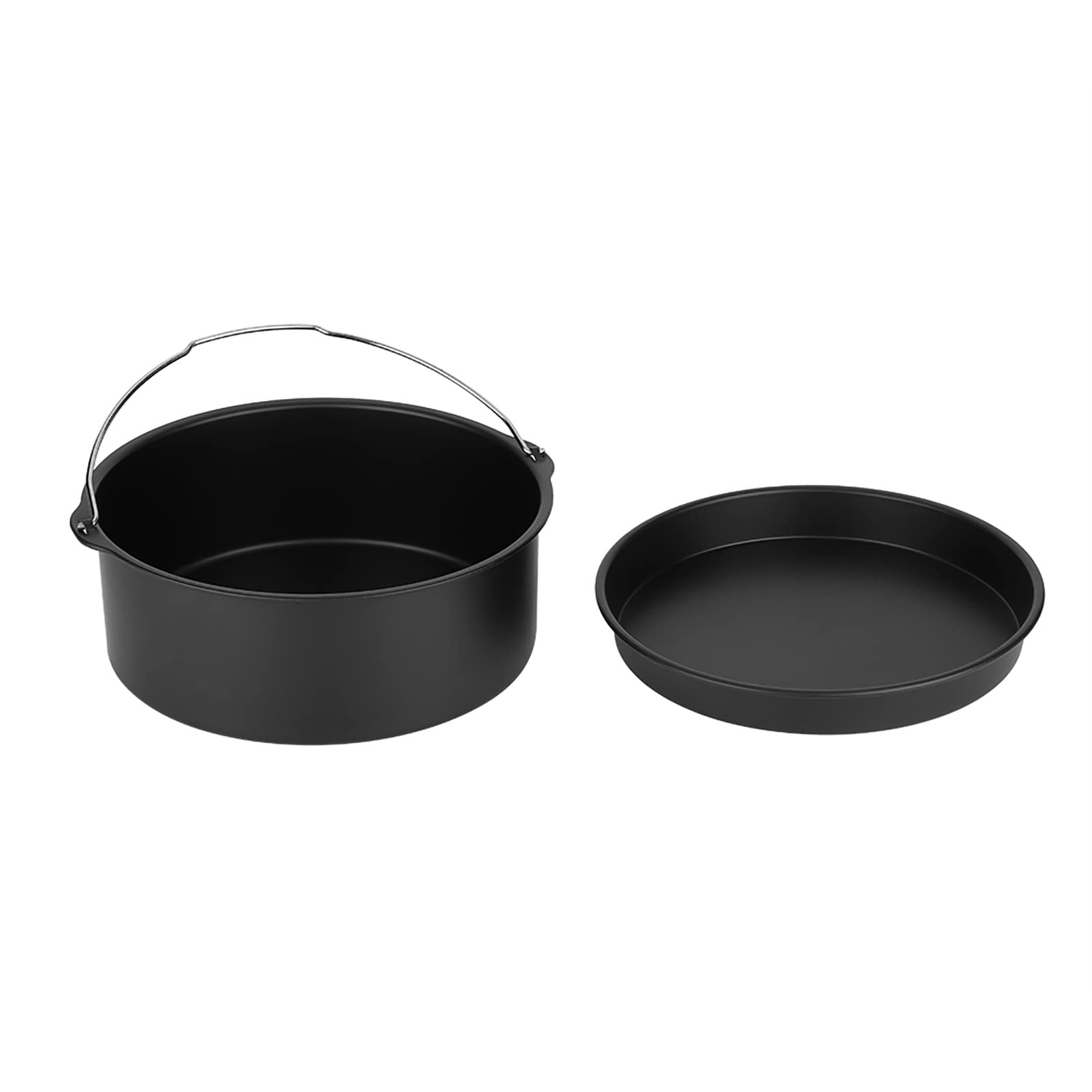 Fdit Kit di Accessori per Friggitrice Ad Aria, Parti di Sostituzione della Friggitrice per la Set in Acciaio Inossidabile di 8 per Friggitrice Ad Aria più Grande con Botti da